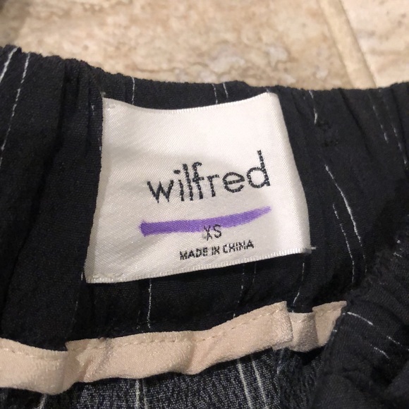 Wilfred Faun Striped Wide Leg Pant. Size XS - Picture 5 of 11